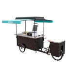Çelik Çerçeve Bisiklet Yemek Arabası, Elektrikli Sıcak Yemek Arabası CE Sertifikası