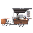 Kutu Yapısı Entegre 250KG Bisiklet Kahve Arabası
