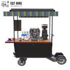 350w Gıda Van Otomat Kahve Bisiklet Arabası Metal Çerçeve