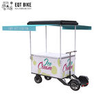 EQT Sıcak Satış Yüksek Kaliteli Açık Dondurma Bisikleti 4 Tekerlekli Elektrikli Otomat Dondurma Bisikleti Dondurucu Üç Tekerlekli Bisiklet